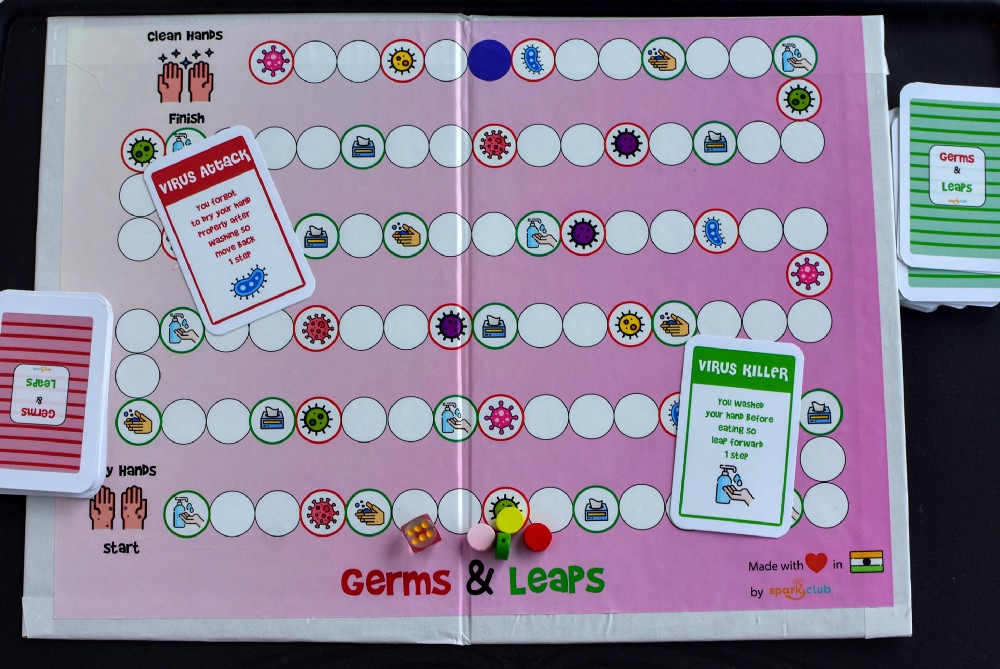 Germs & Leaps Board Game